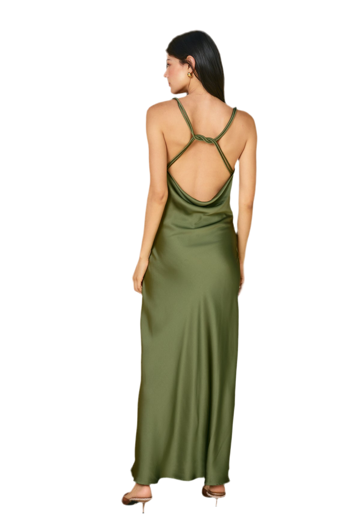 Twist And Shout Cord Strap Maxi Dress