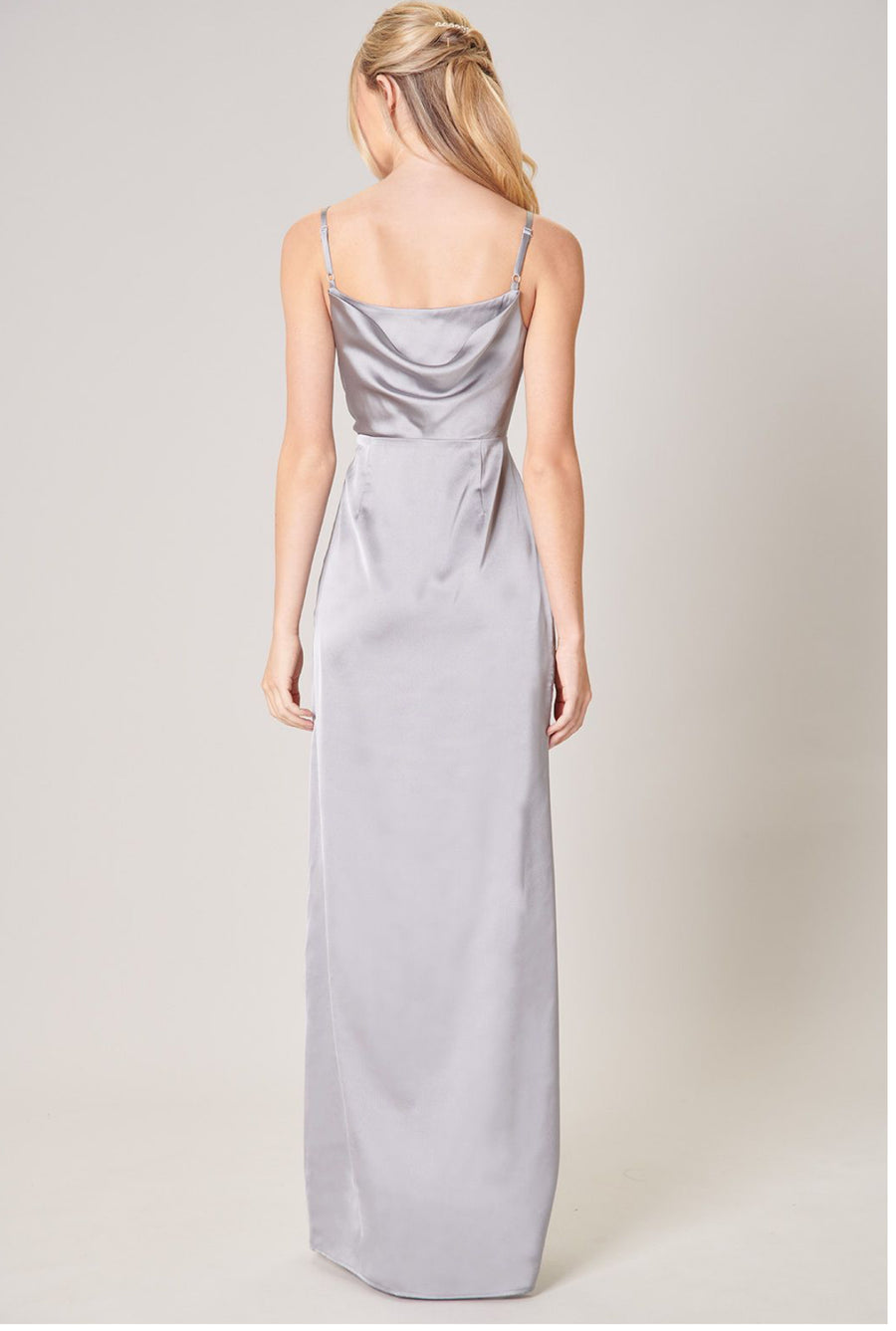 Silver-Charisma Cowl neck maxi dress Tabu Knits Boutique Silver-Charisma Cowl neck maxi dress Tabu Knits Boutique