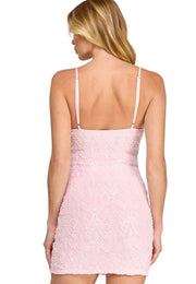 Light pink be dead, body con mini dress