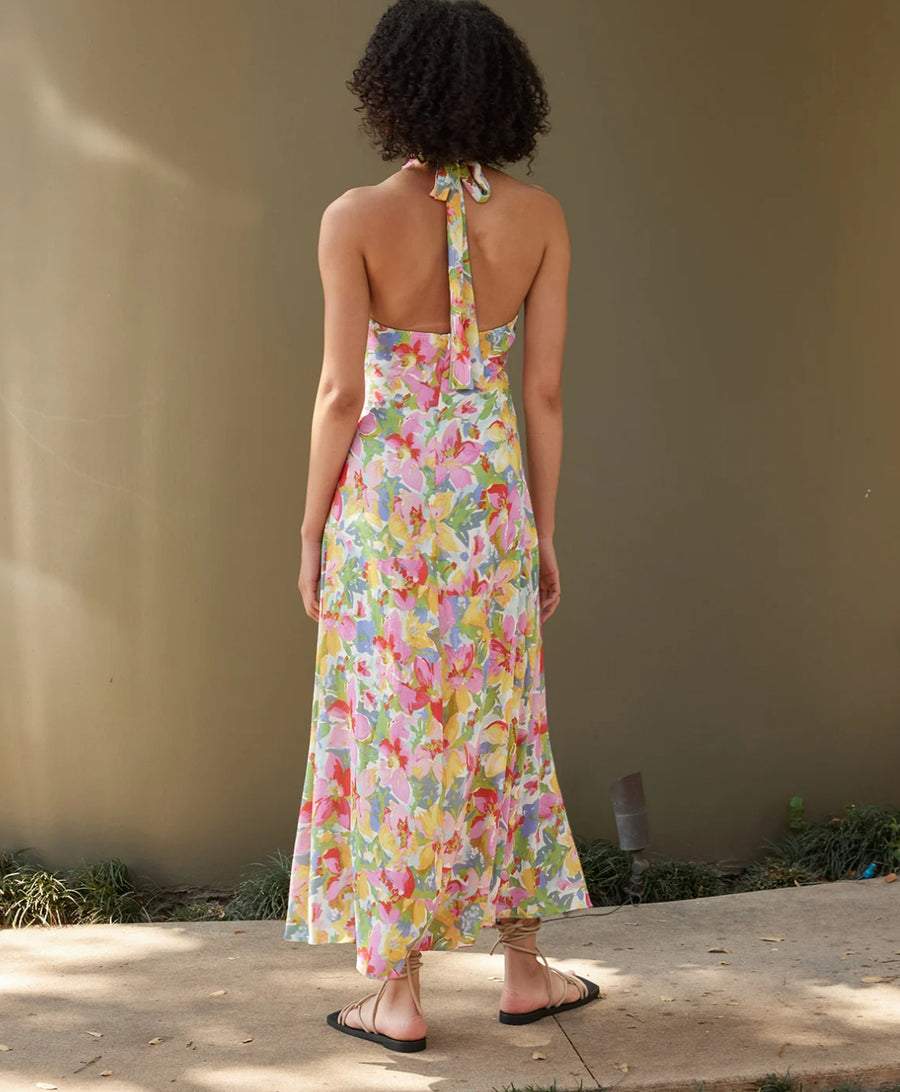 Floral Halter Dress