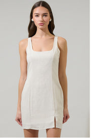 Manzy Junie Linen Mini Dress