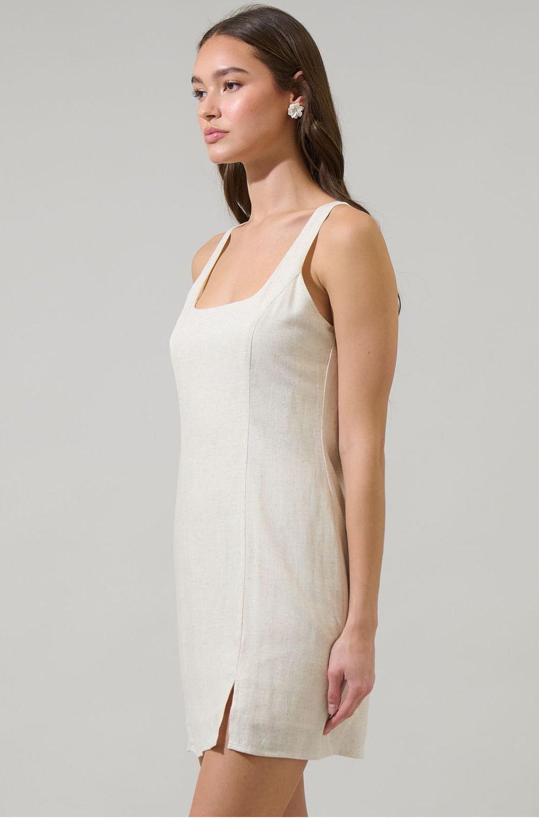 Manzy Junie Linen Mini Dress