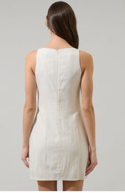 Manzy Junie Linen Mini Dress